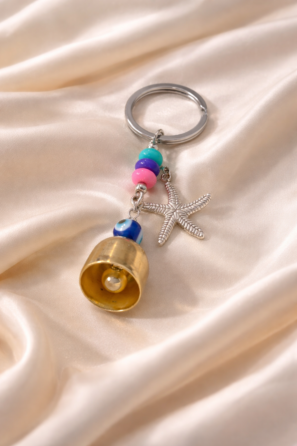 Evil Eye Bell Keychain