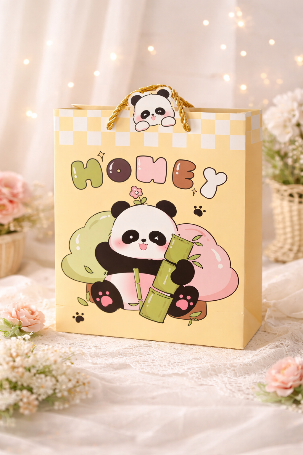 Sweet Panda “Honey” Gift Bag