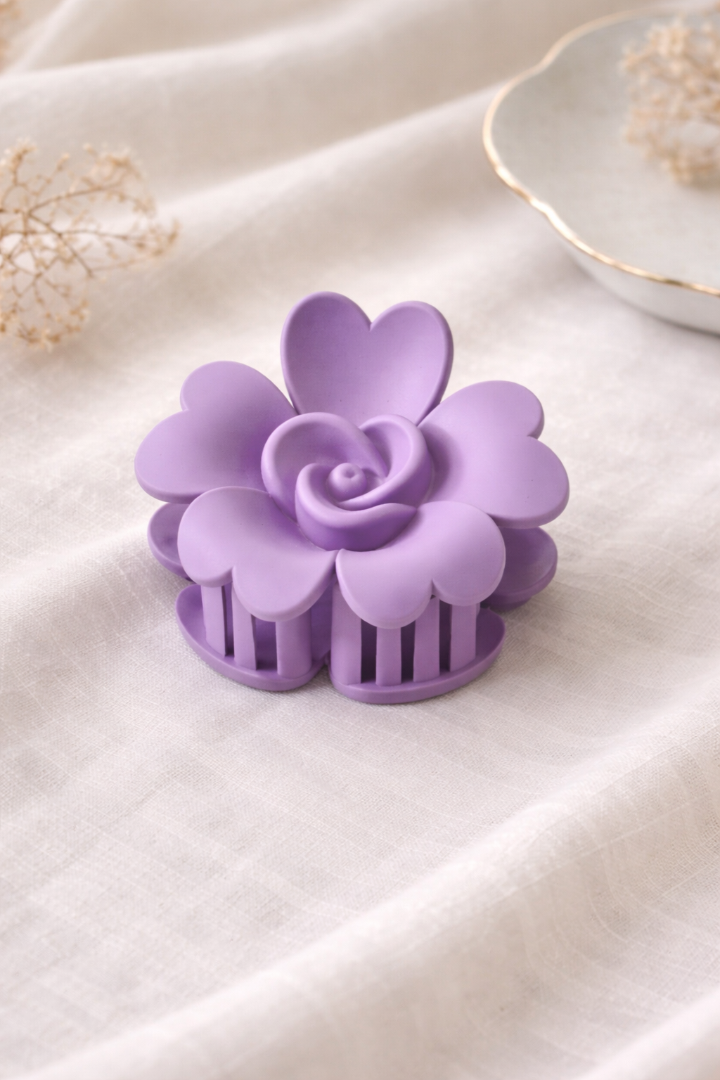 Lavender Bloom Hair Claw