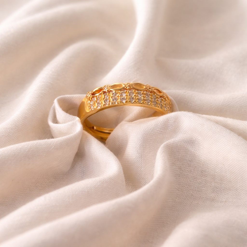Golden Stardust Ring