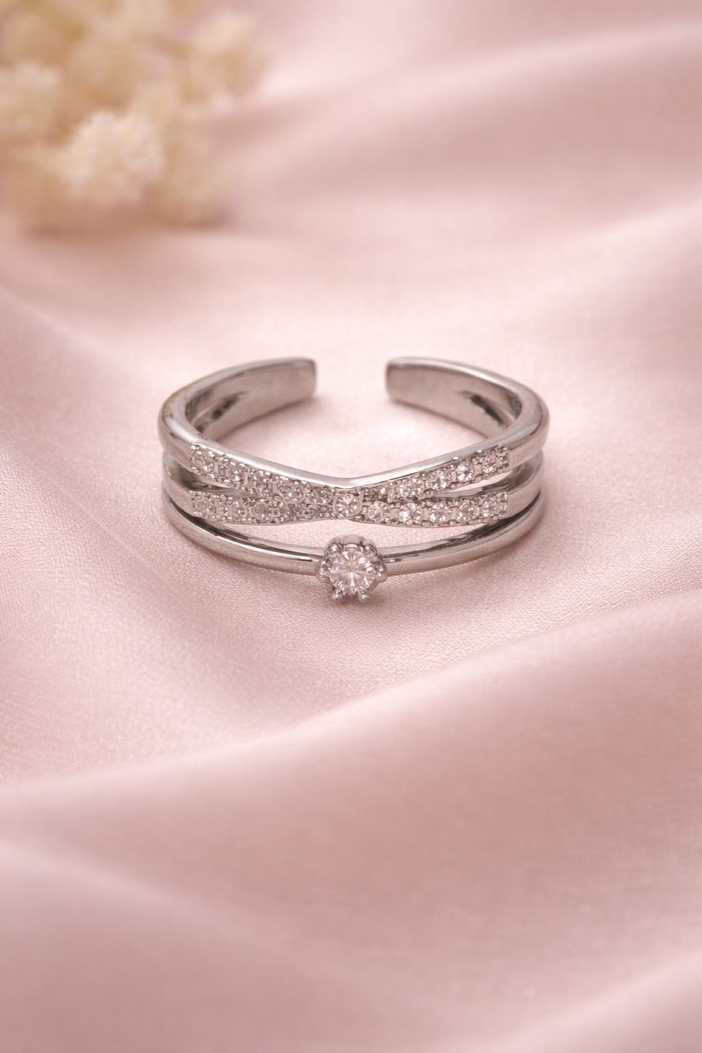 Twilight Spark Crystal Ring