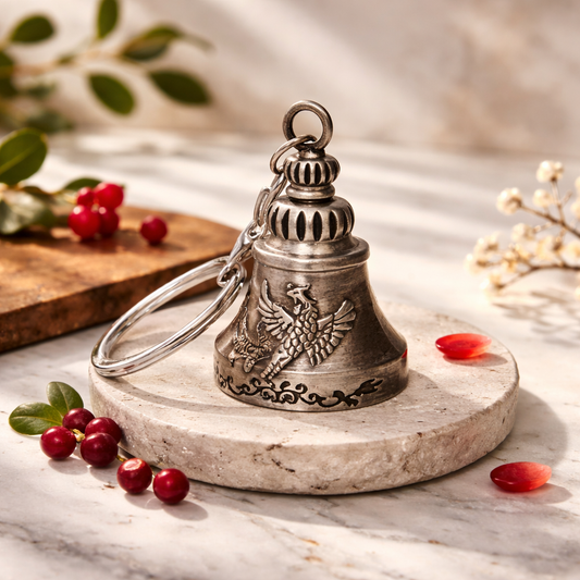 Phoenix Guardian Bell Keychain