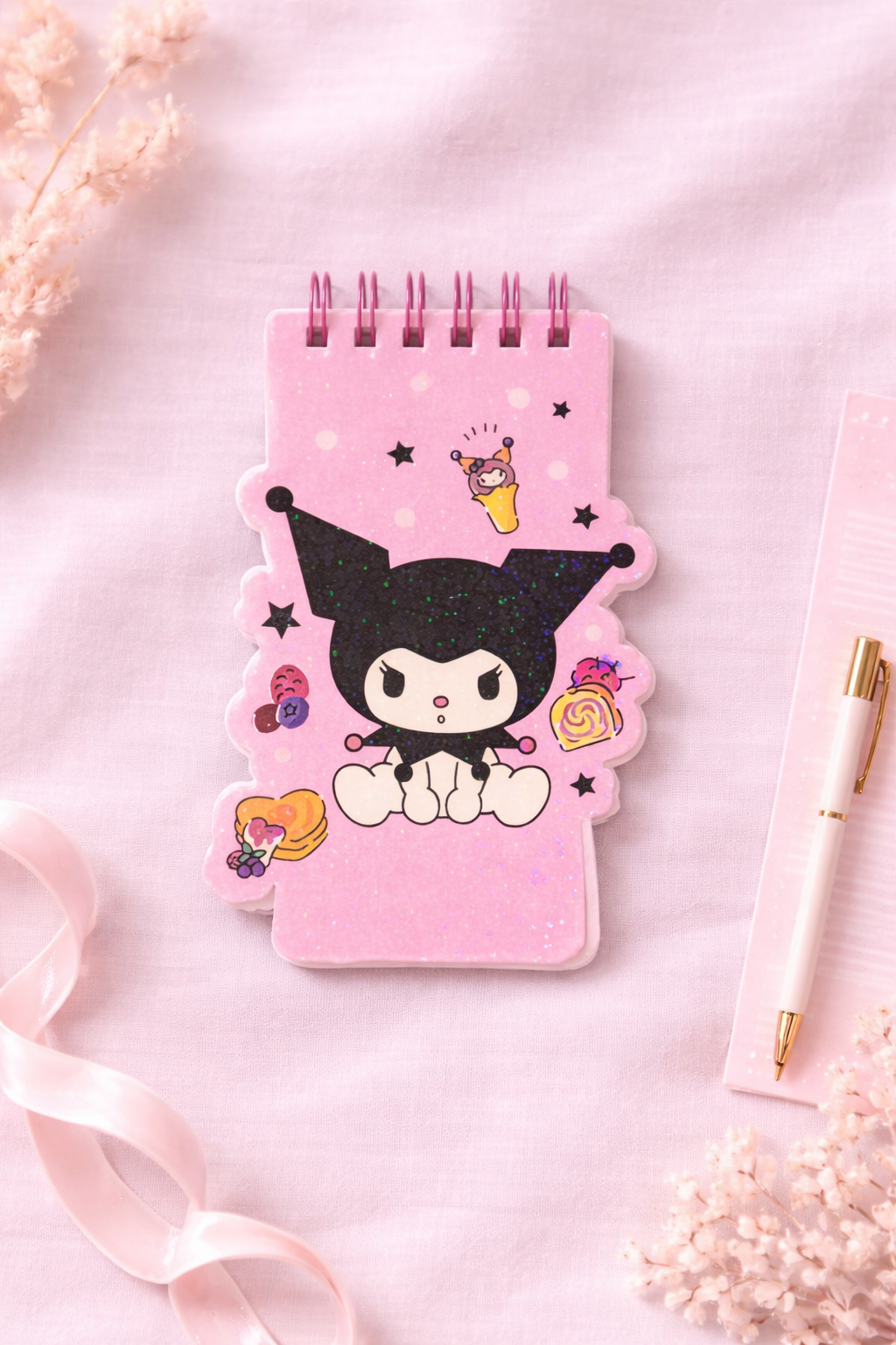 Kuromi Cute Spiral Notebook