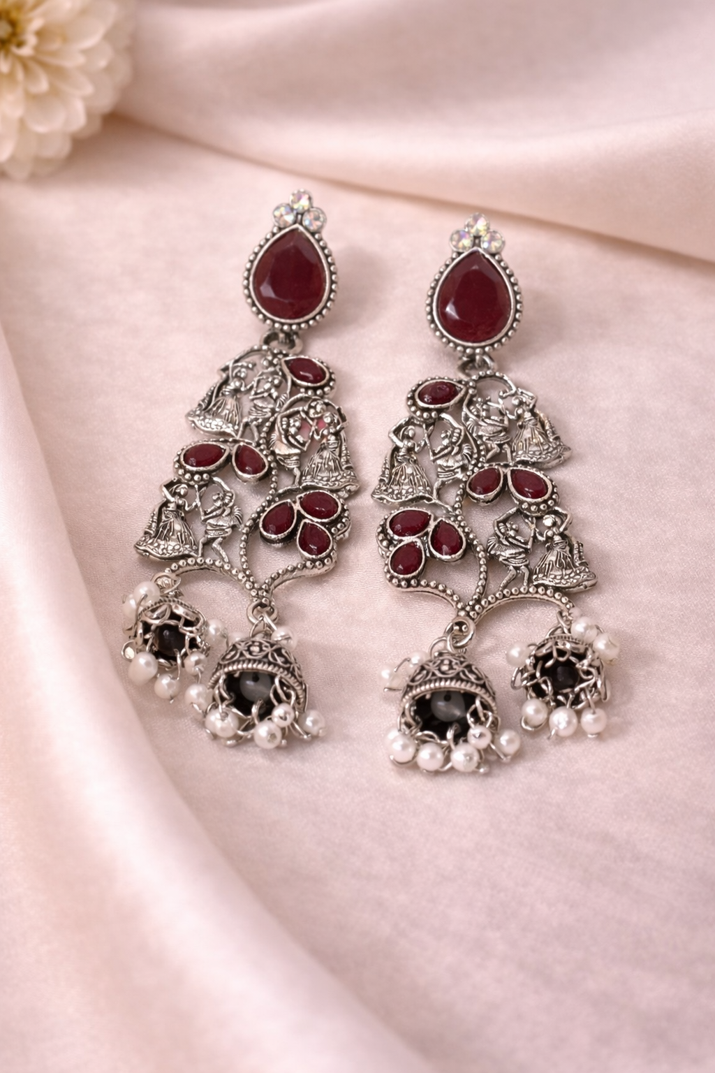Virasat Art Jhumkas
