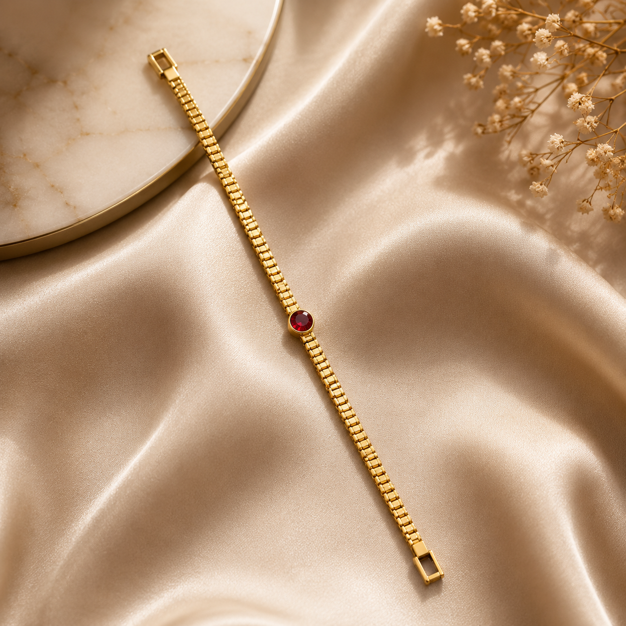 Ruby Radiance Bracelet