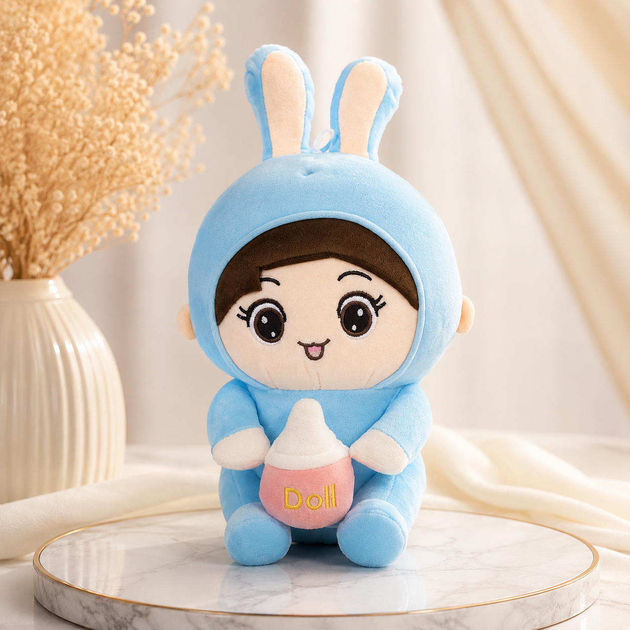 Blue Bunny Baby Plush