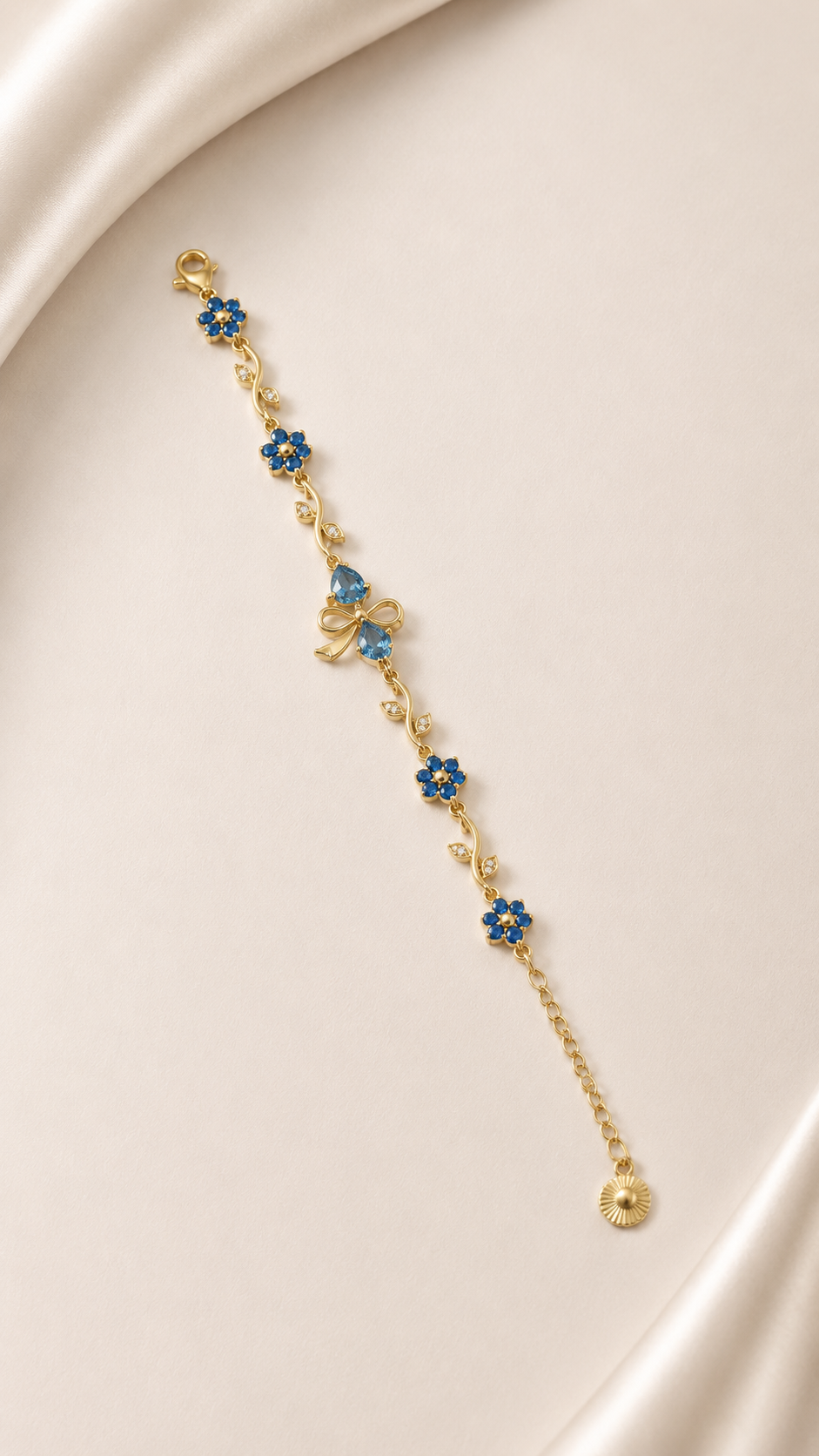 Midnight Bloom Tulip Bracelet