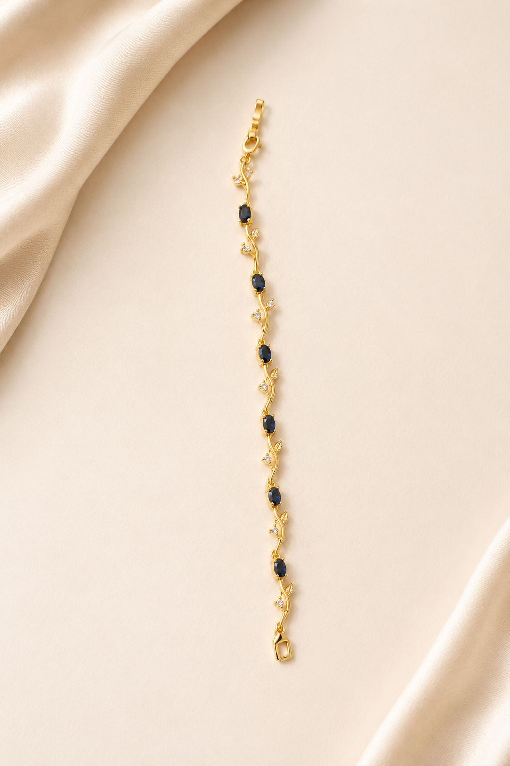 Midnight Bloom Tulip Bracelet