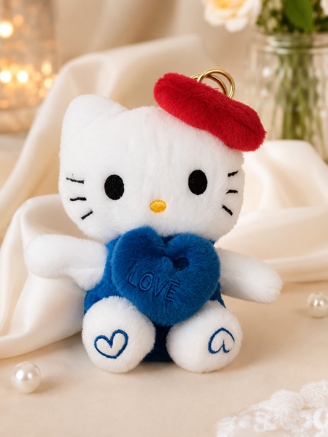 Sweetheart Heart Pull Kitty
