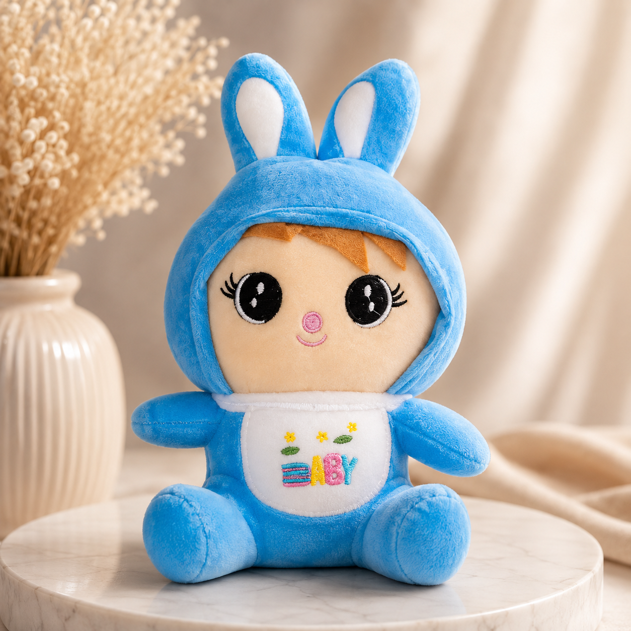 Blue Bunny Baby Plush