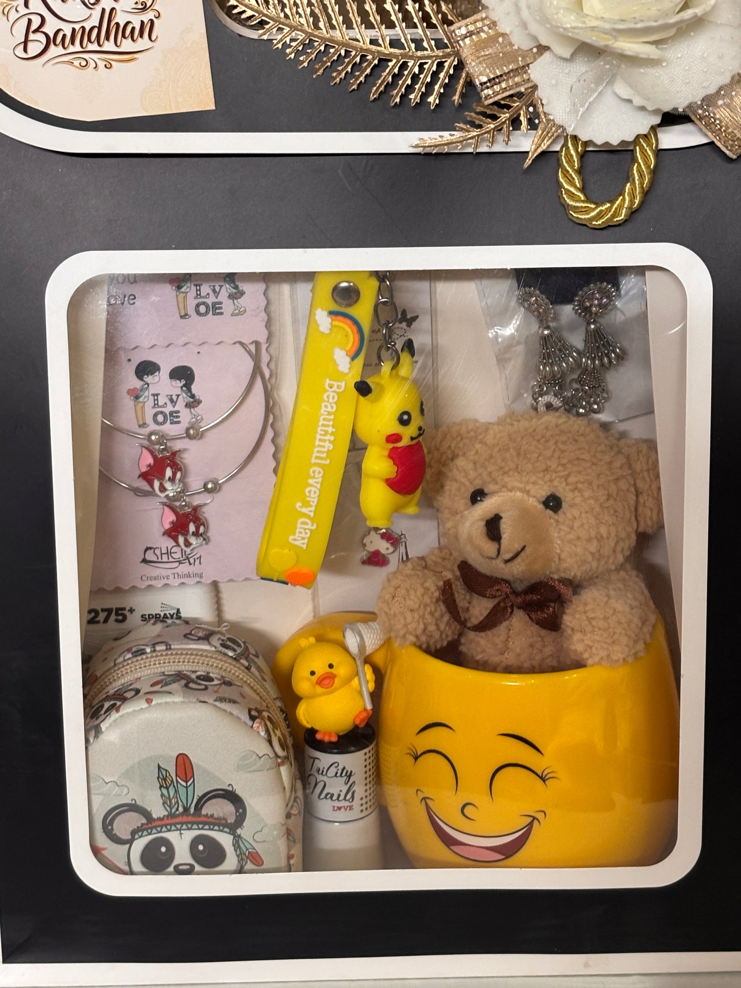Rakhi Treasure Hamper + Free Rakhi Card