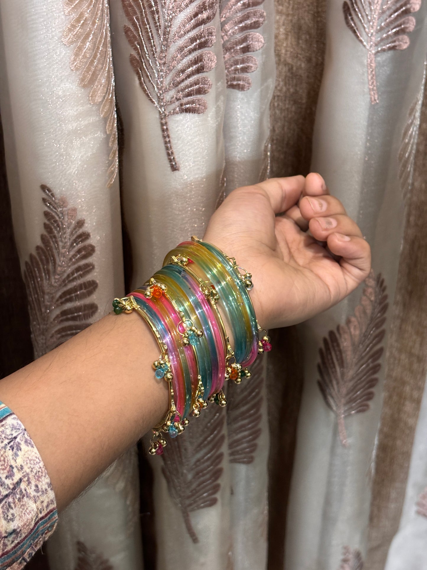 Multicolor Ghungroo Bangles
