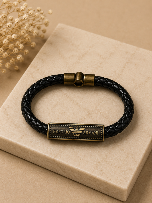 Luxury Braided Leather Bracelet