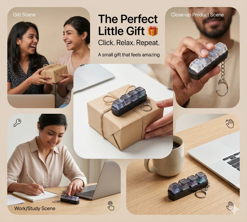 Trending keyboard keychain
