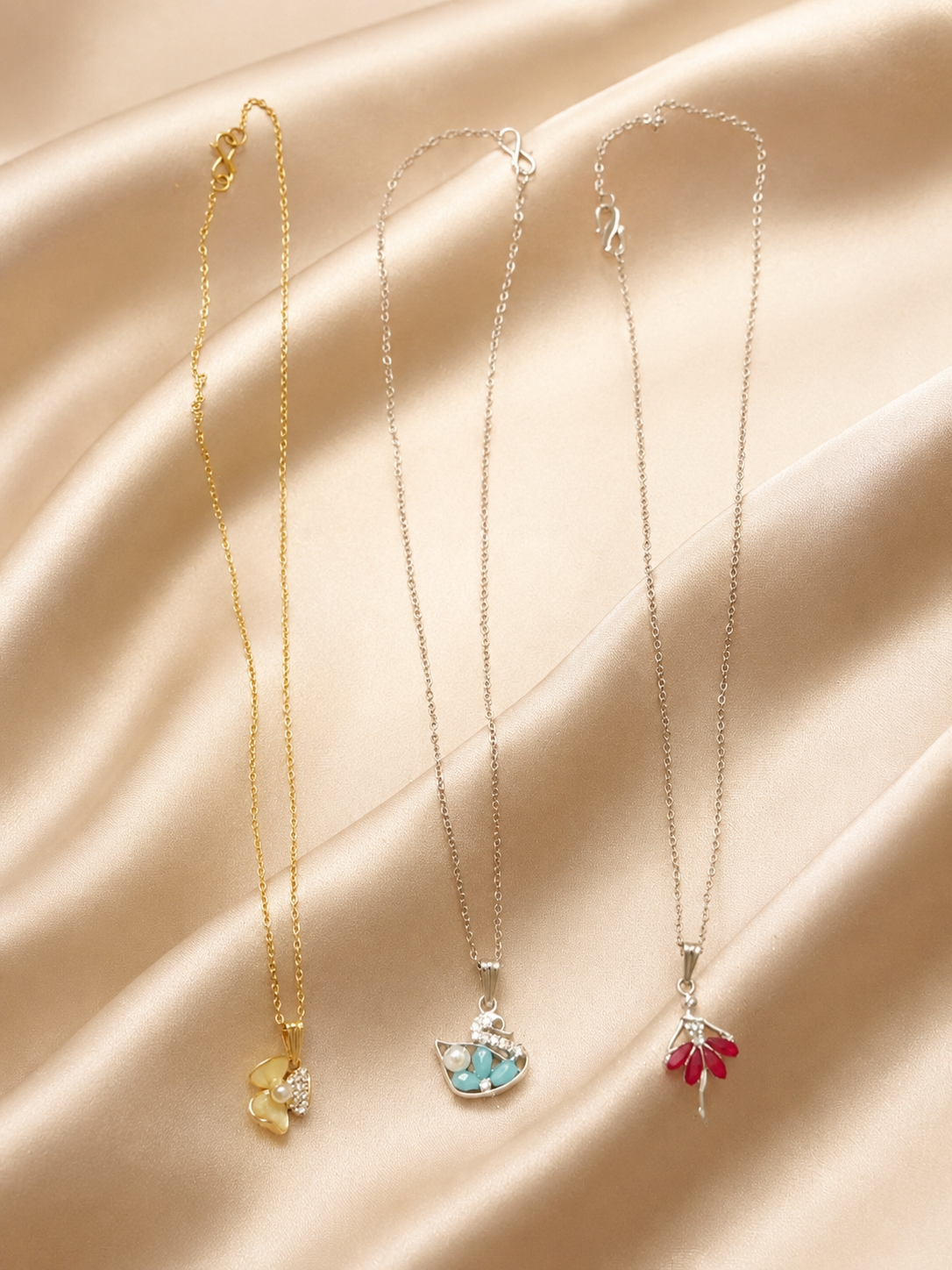 Luxe Bloom Pendant Trio