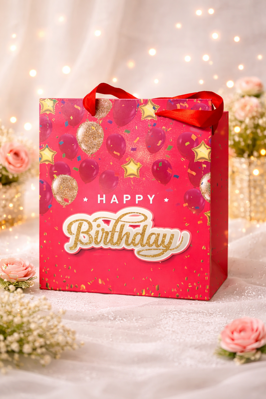 Vibrant Birthday Gift Bag