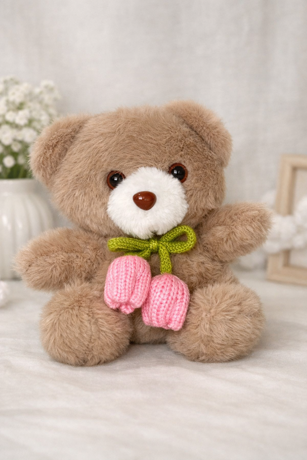 Tulip Teddy Plush Bear