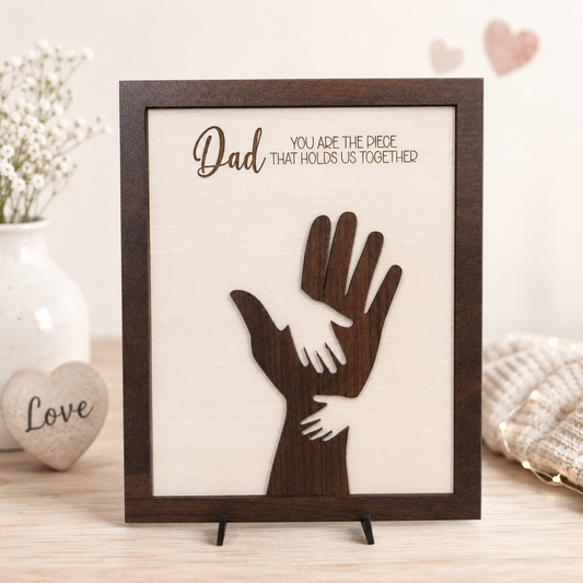 Dad Love Wooden Frame