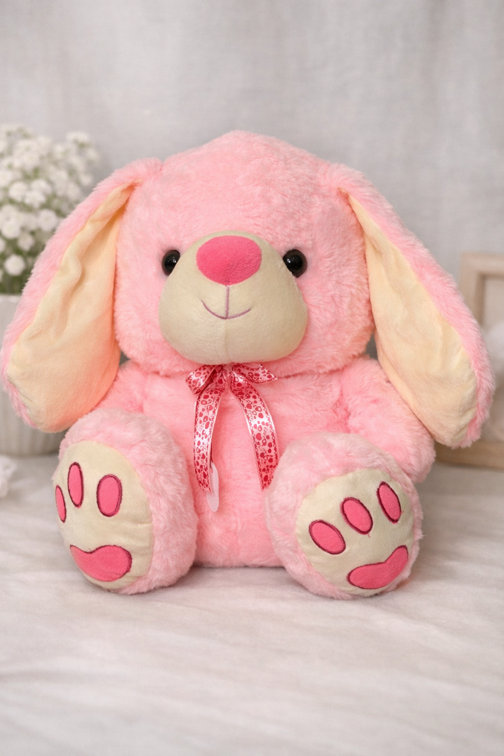 Pink Bunny Cuddle Plush