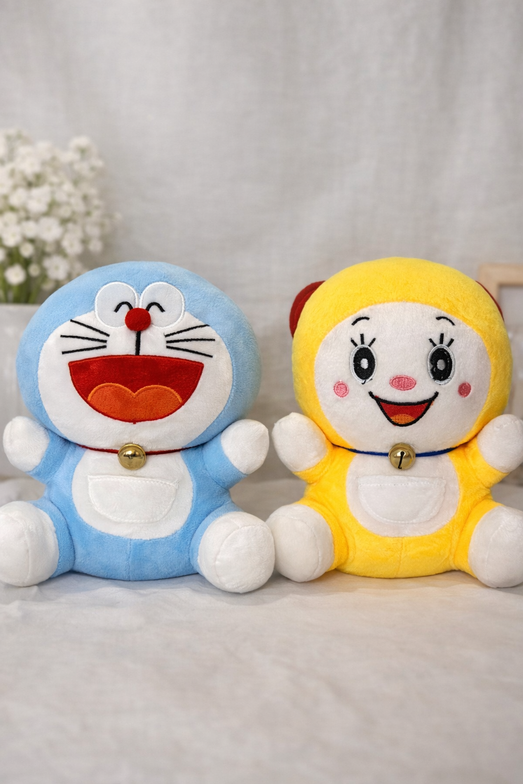 Doraemon & Dorami Plush Buddy Set