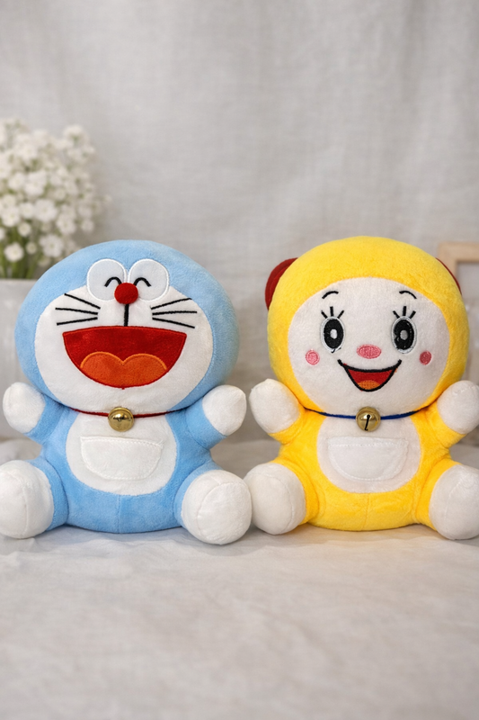 Doraemon & Dorami Plush Buddy Set