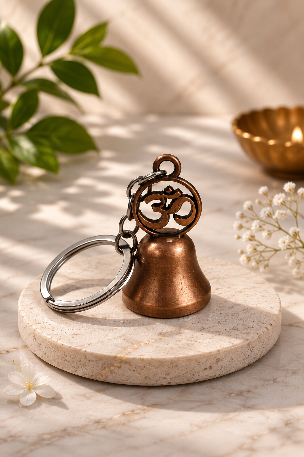 OM Guardian Bell Keychain
