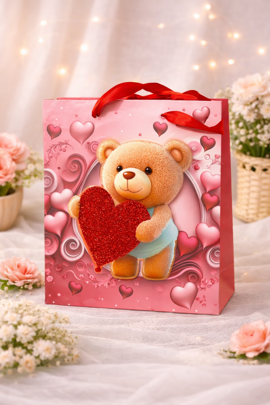 Romantic Teddy Love Gift Bag