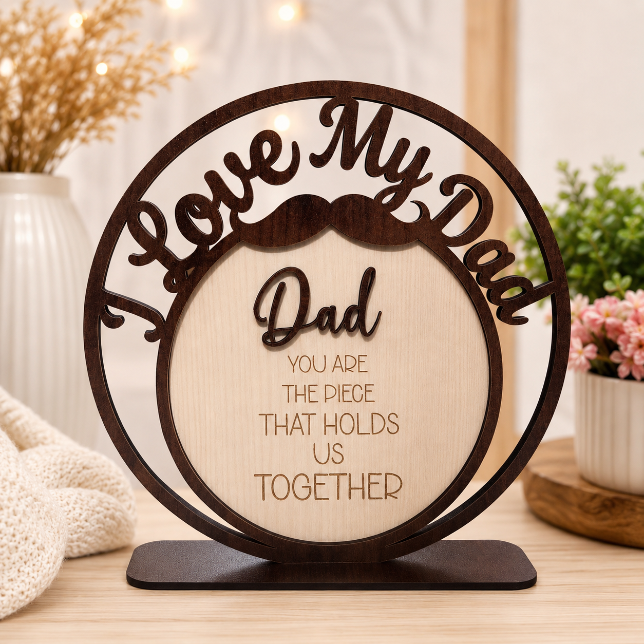 Father’s Love Wooden Plaque