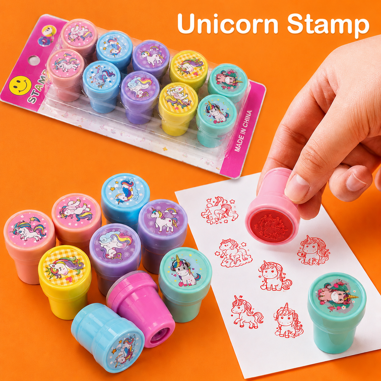 Kawaii Unicorn Stamp Collection