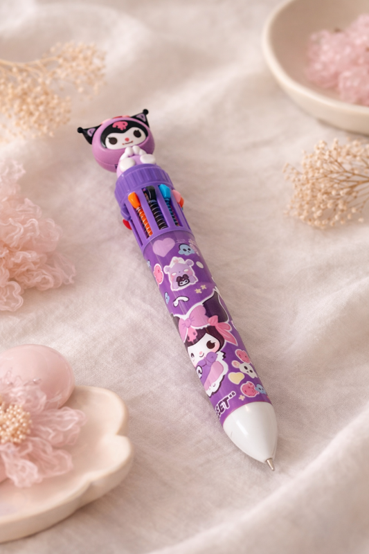 Kuromi Multi-Color Pen