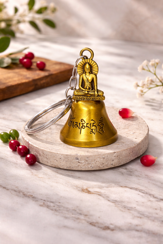 Buddha Guardian Bell Keychain