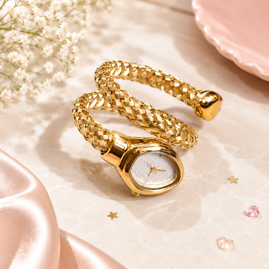 Pearl Glow Wrap Watch