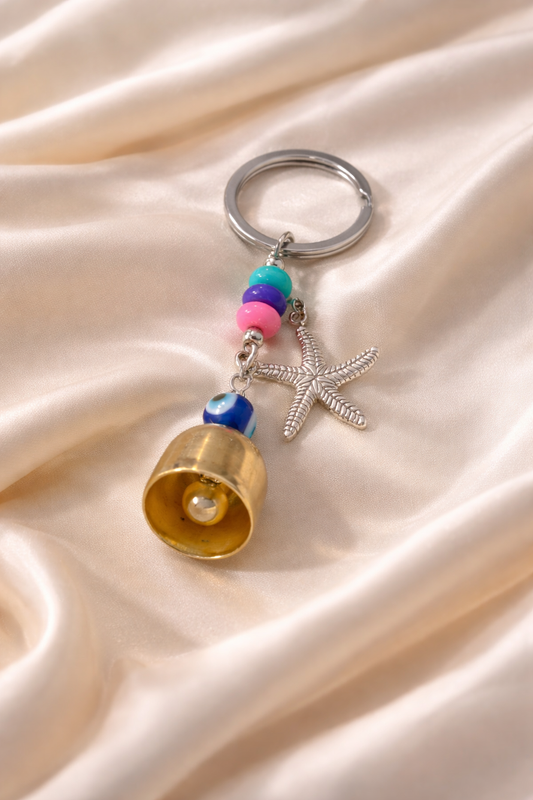 Evil Eye Bell Keychain