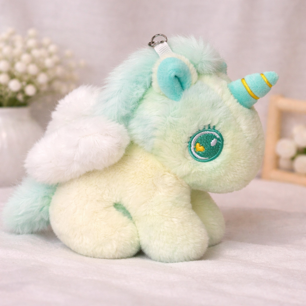 Magical Unicorn Plush Keychain