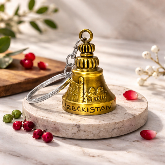 Uzbekistan Guardian Bell Keychain