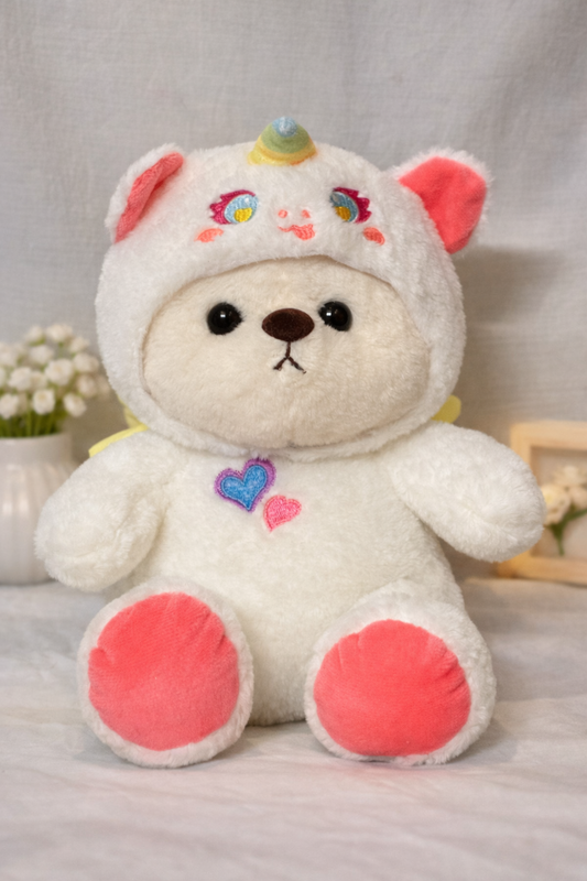 Cupid Unicorn Bear Plush