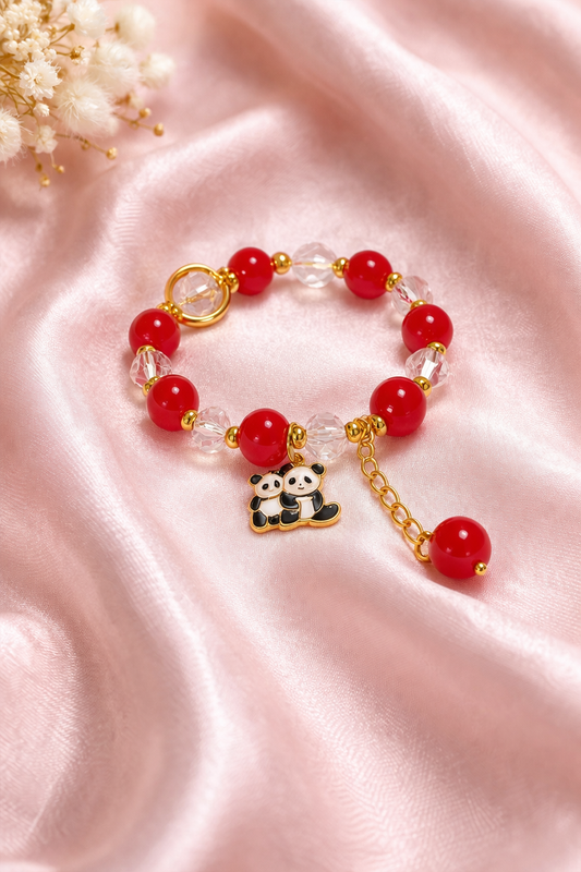 Panda Love Charm Bracelet