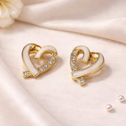 Forever Love Heart Earrings