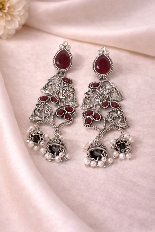 Virasat Art Jhumkas