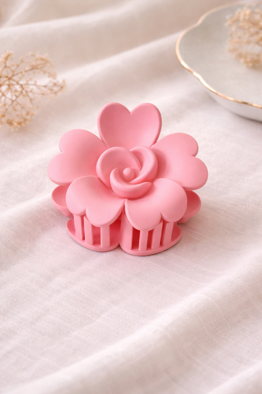 Blush Blossom Hair Claw