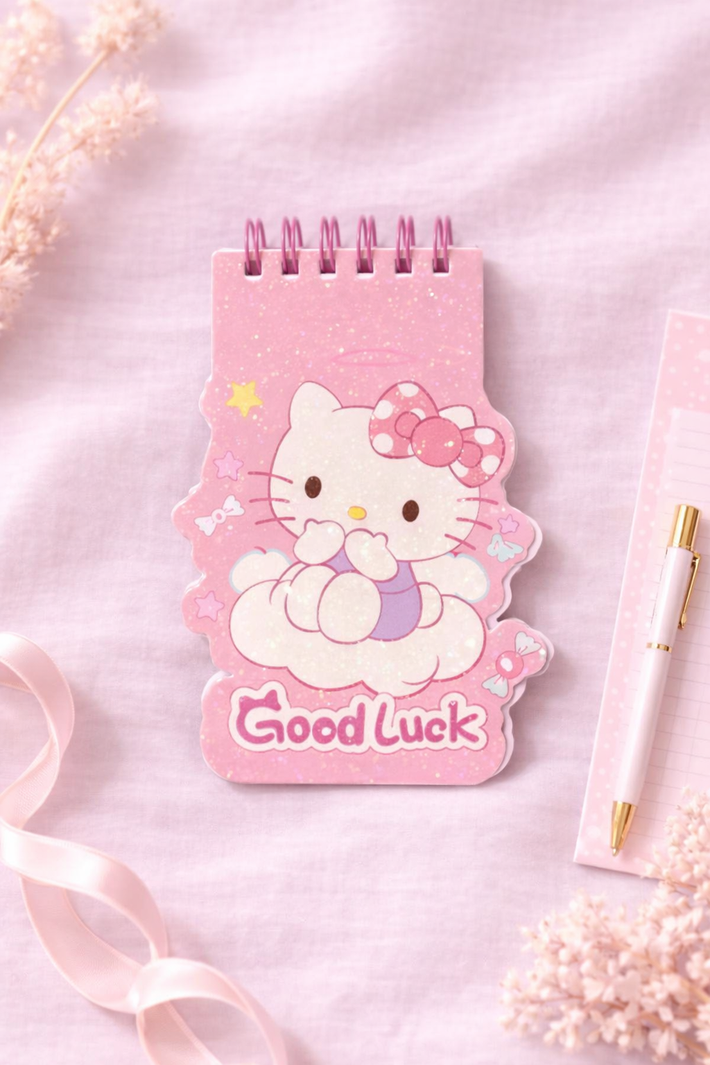 Hello Kitty Good Luck Spiral Notebook