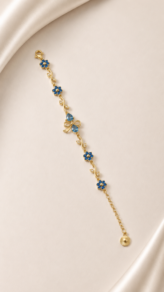 Midnight Bloom Tulip Bracelet