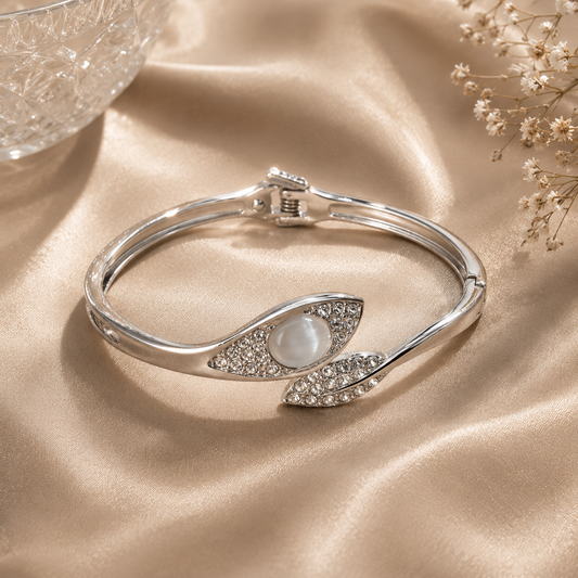 Serene Wave Crystal Bracelet
