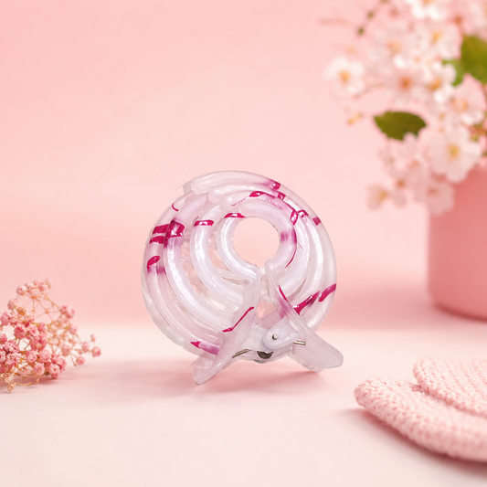 Blush Bloom Hair Claw