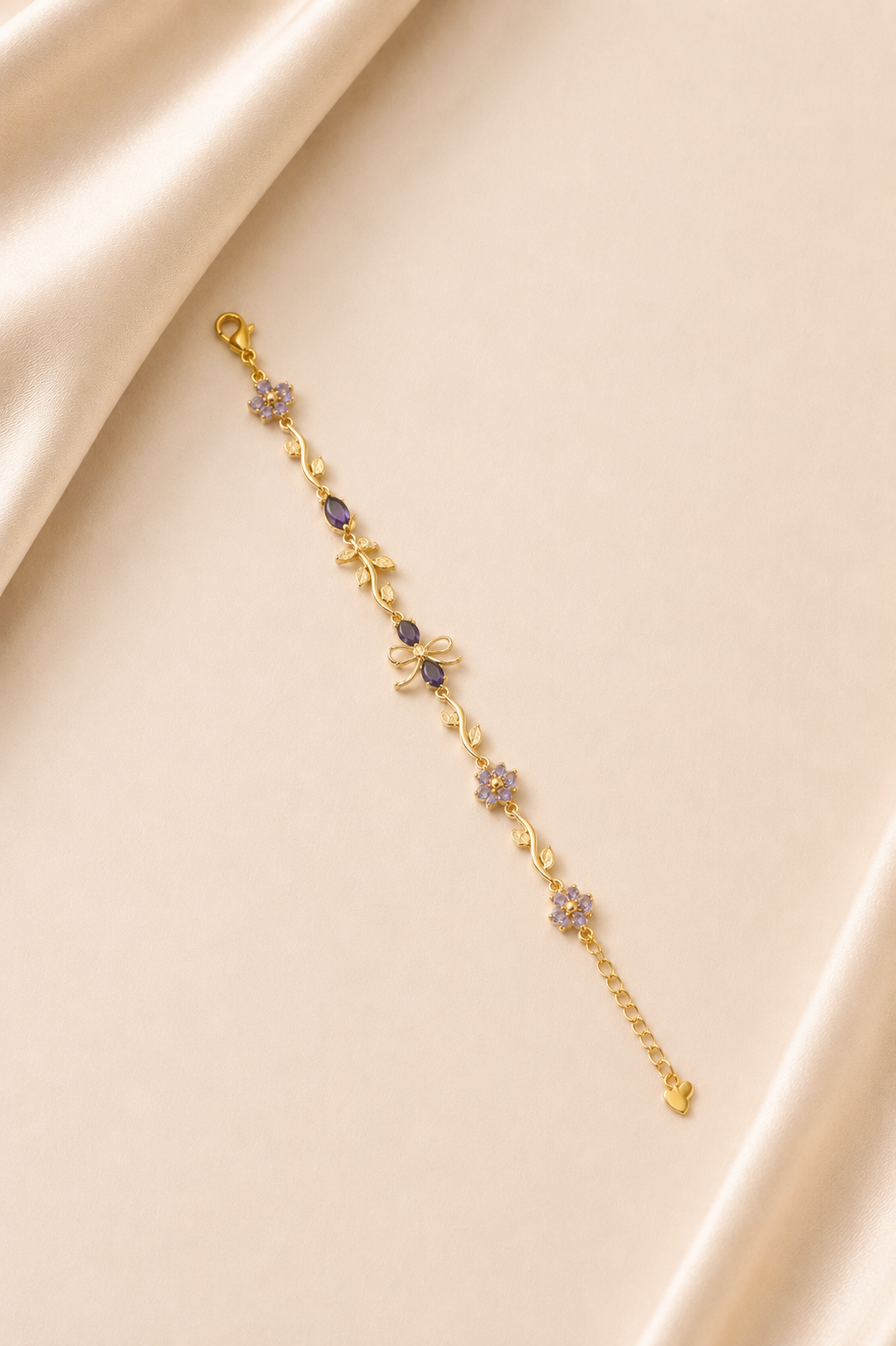 Lavender Bloom Tulip Bracelet