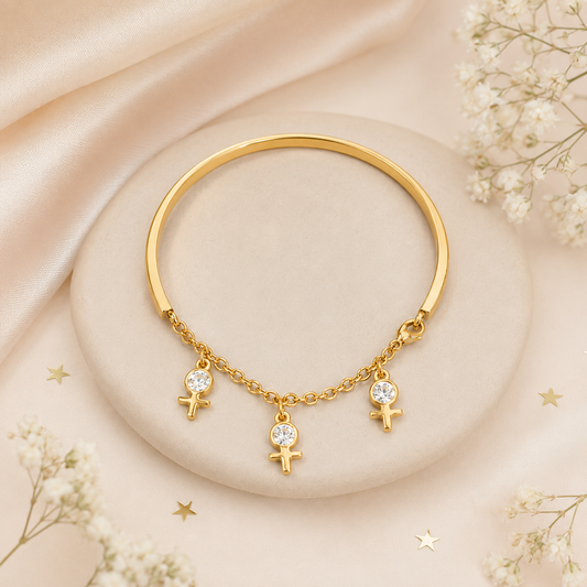 Golden Venus Sparkle Bracelet