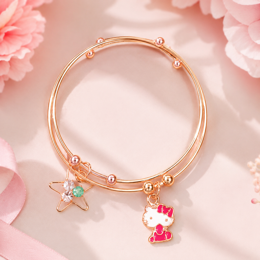 Kitty Star Duo Bracelet