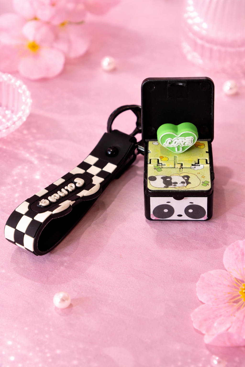Panda Cuddle Pop Keychain