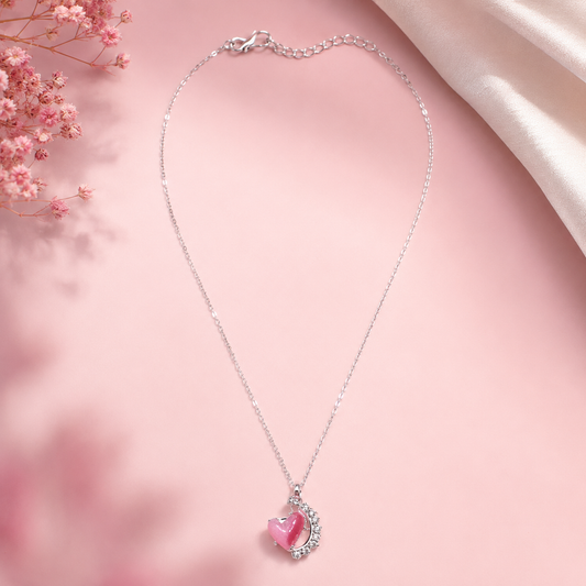 Pink Love Halo Pendant