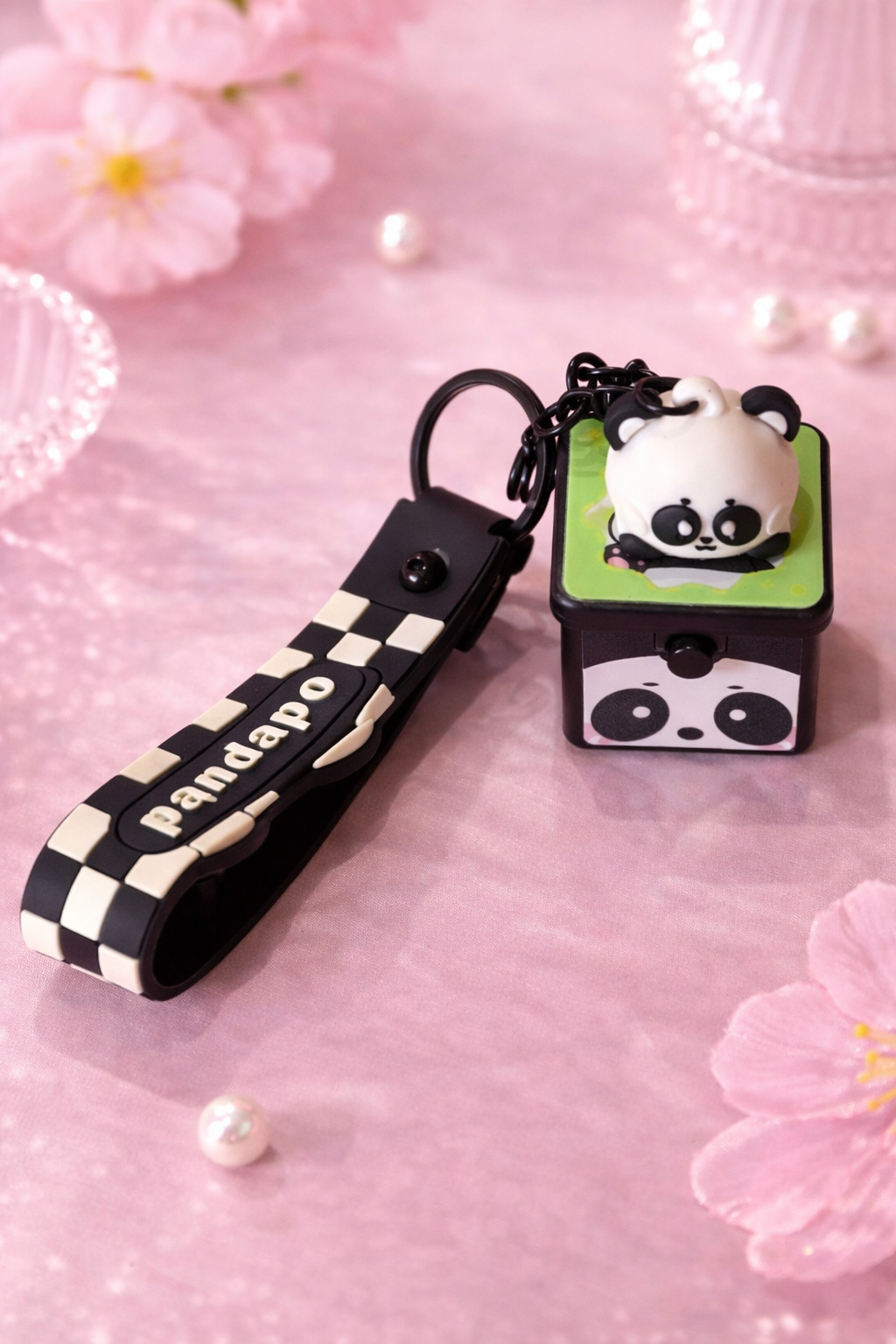 Panda Cuddle Pop Keychain